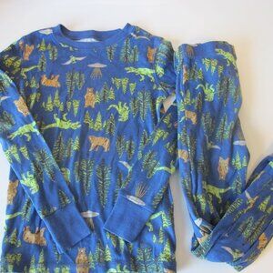Boy's Old Navy Forest Pajama Set Size M (8) EUC
